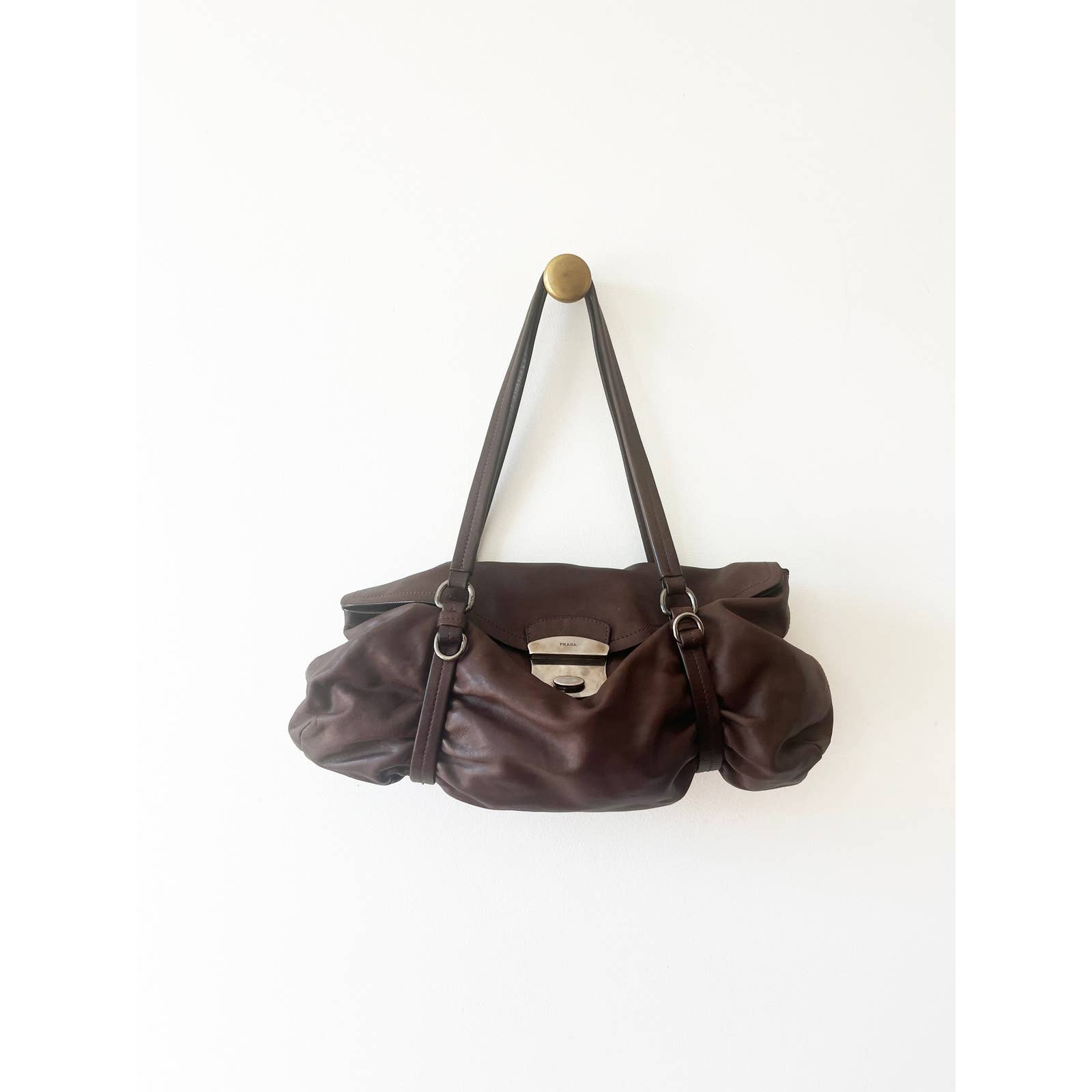 Prada scrunch bag new arrivals