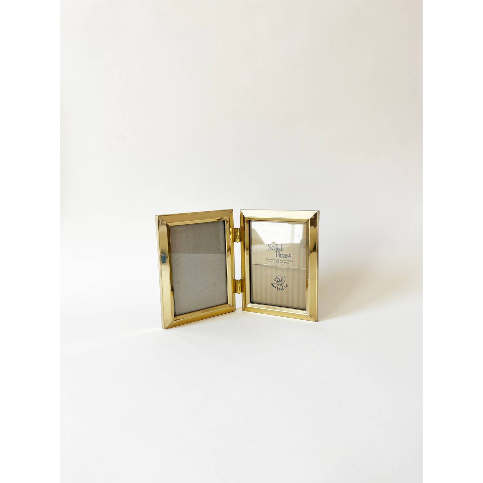 Tiny Brass Picture Frame