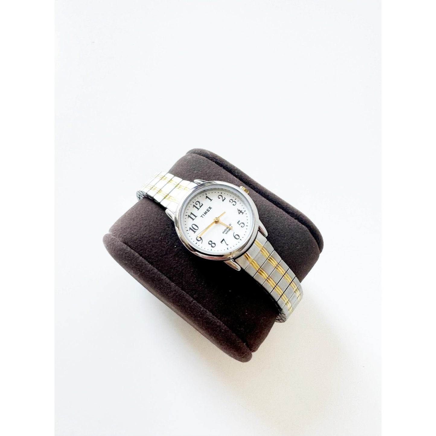 Vintage Two Tone Watch Circular Face | Timex