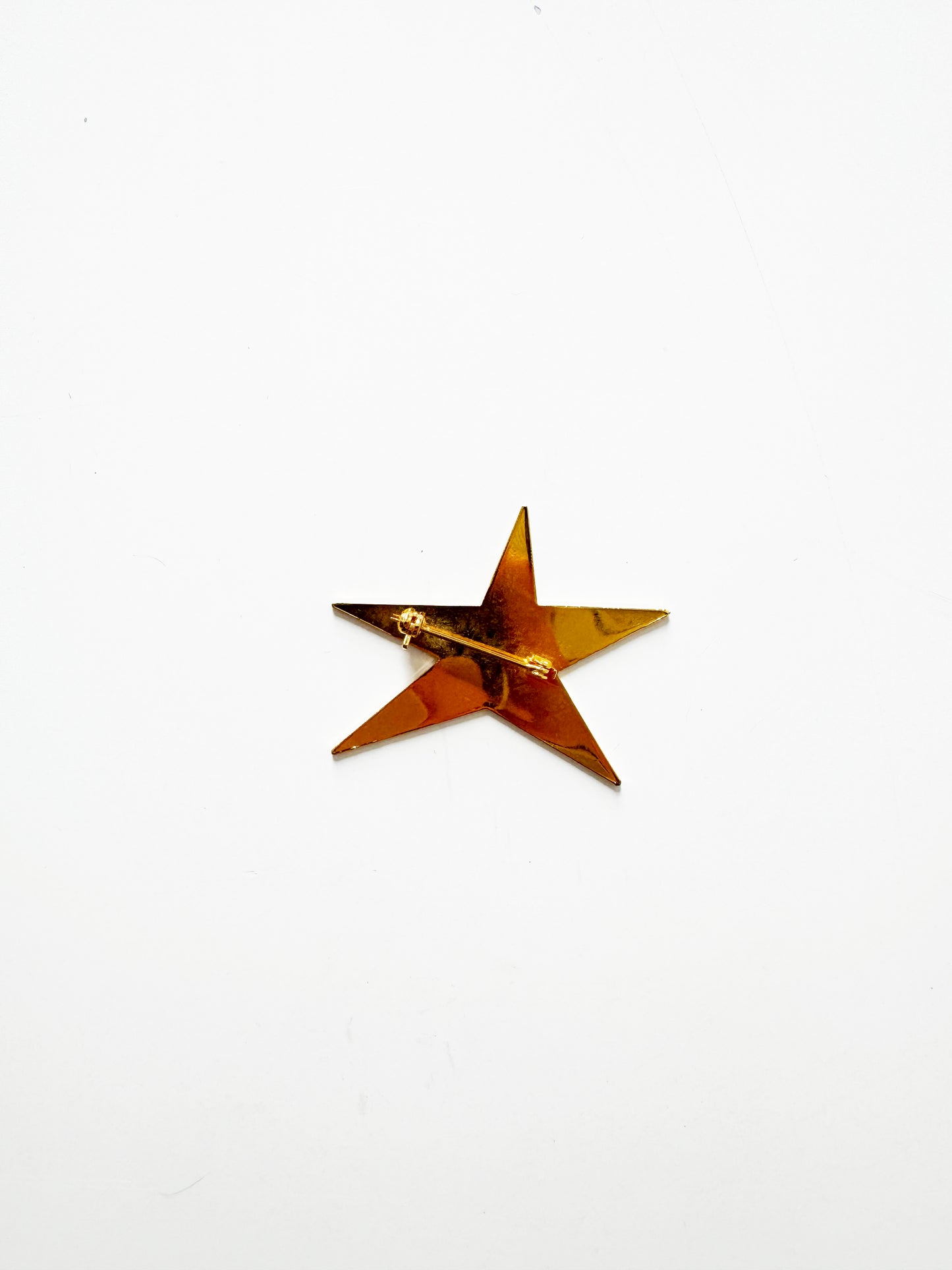 Vintage Gold Star Brooch