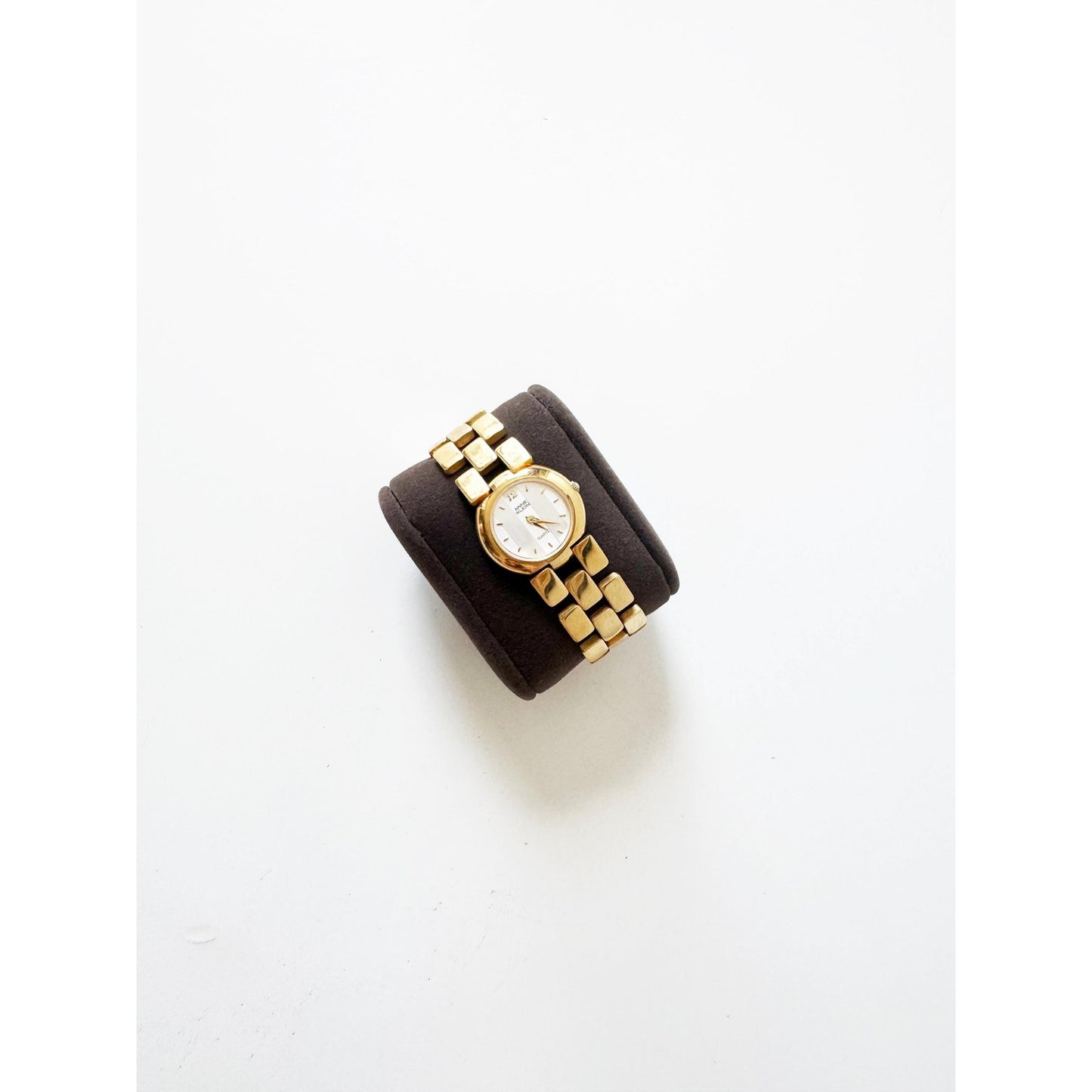 Vintage Gold Watch with Circular Face | Anne Klein