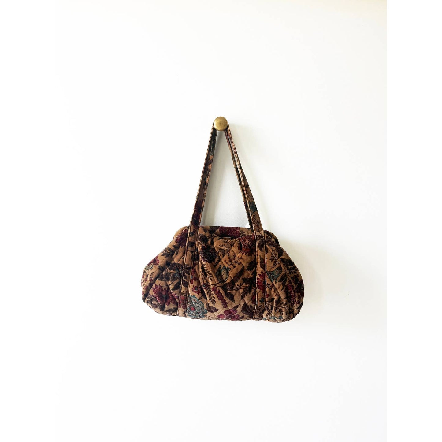 Vintage Velvet Floral Large Handbag | Richmark Purse