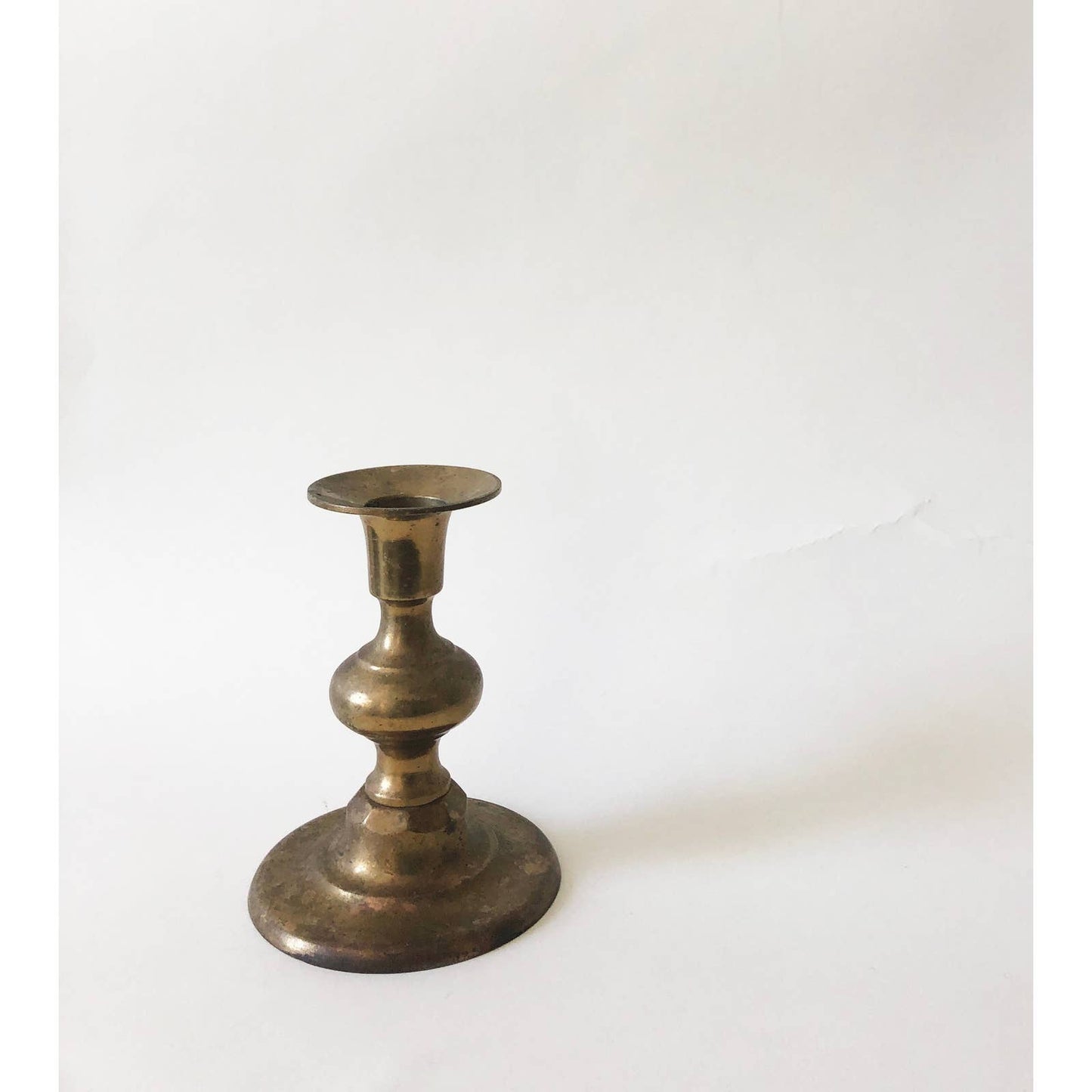 Vintage Brass Large Candlestick