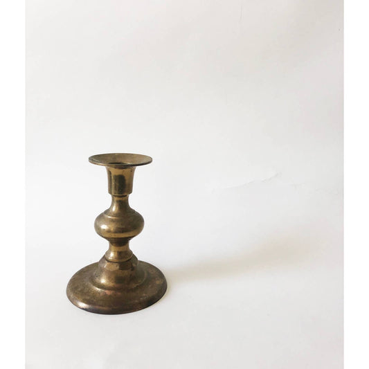 Vintage Brass Large Candlestick